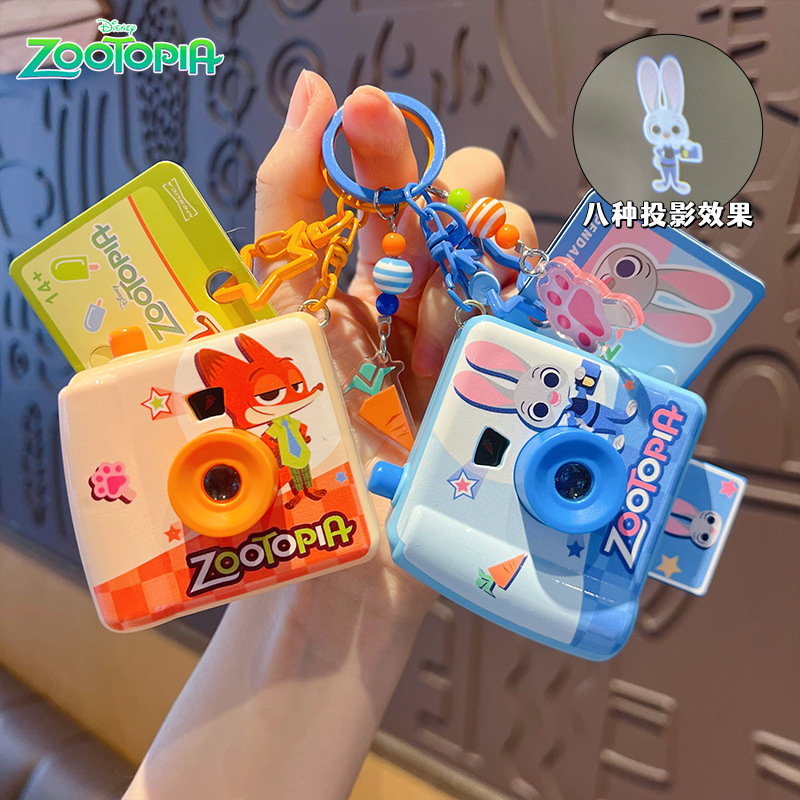 Party Games Children - Portachiavi originale per fotocamera Zootopia Polaroid,