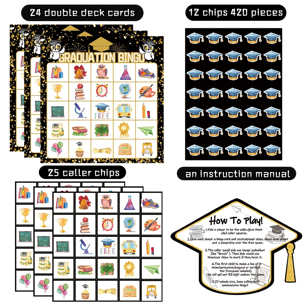 Party Games College - Set da gioco Bingo per la