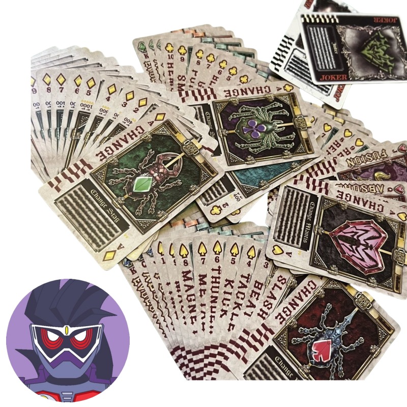 Party Games Board Game - Bandai Kamen Rider personaggi anime carte