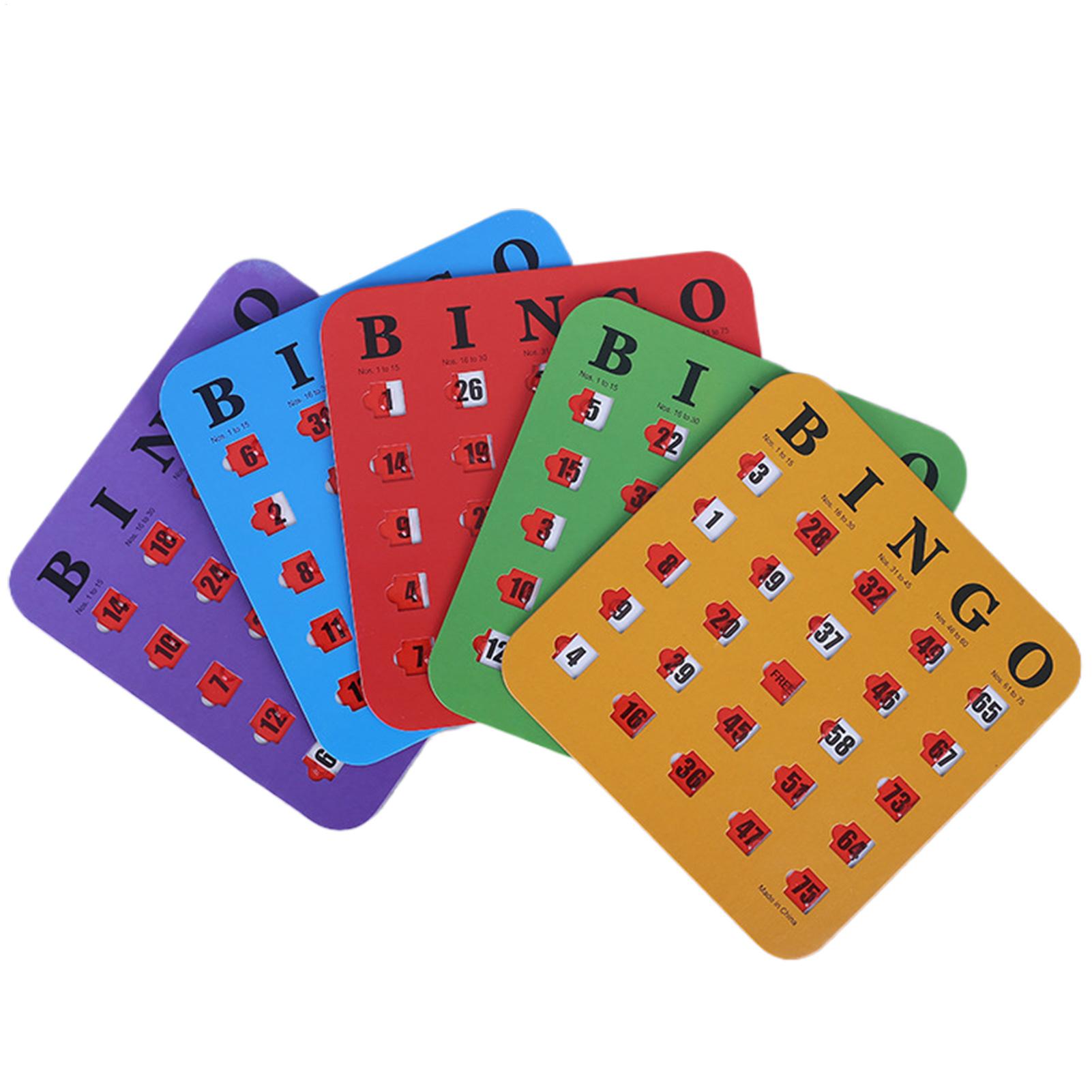 Party Games Board Game - 5 carte da gioco scorrevoli per