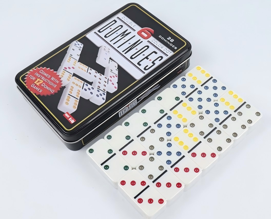 Party Games Board Game - ElegantMahj Set di Domino Doppio Sei
