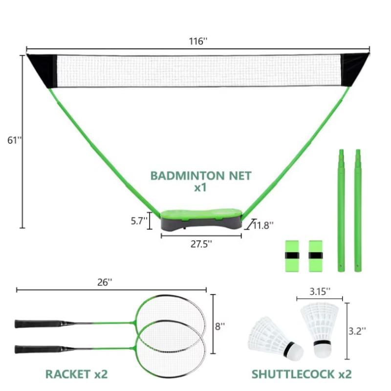 Set da esterno portatile per s - Badminton Set Garden recensione e prezzo