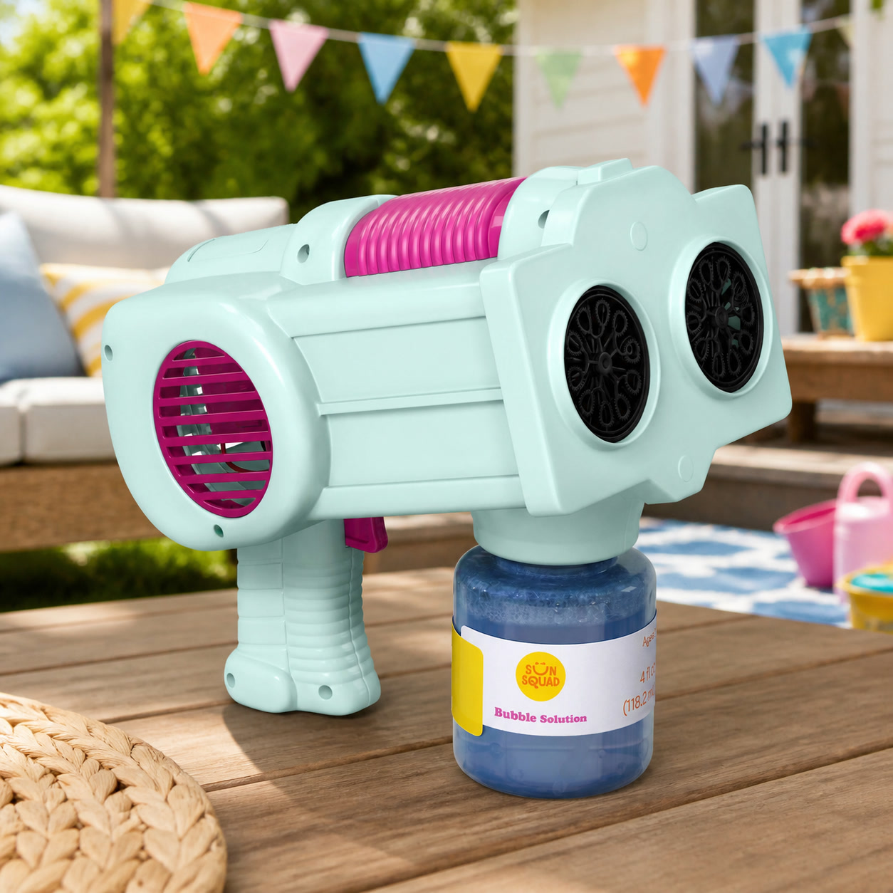 Giocattolo Sparabolle Doppio c - Party Games Easy Kids recensione e prezzo