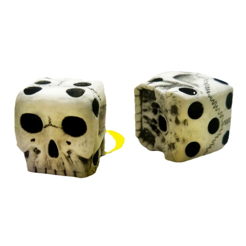 Halloween White Skull Resin Di - Party Games No Equipment recensione e prezzo